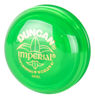 Duncan Toys Imperial Yo-Yo, Beginner Yo-Yo With String, Steel Axle And Plastic Body, Lime Green