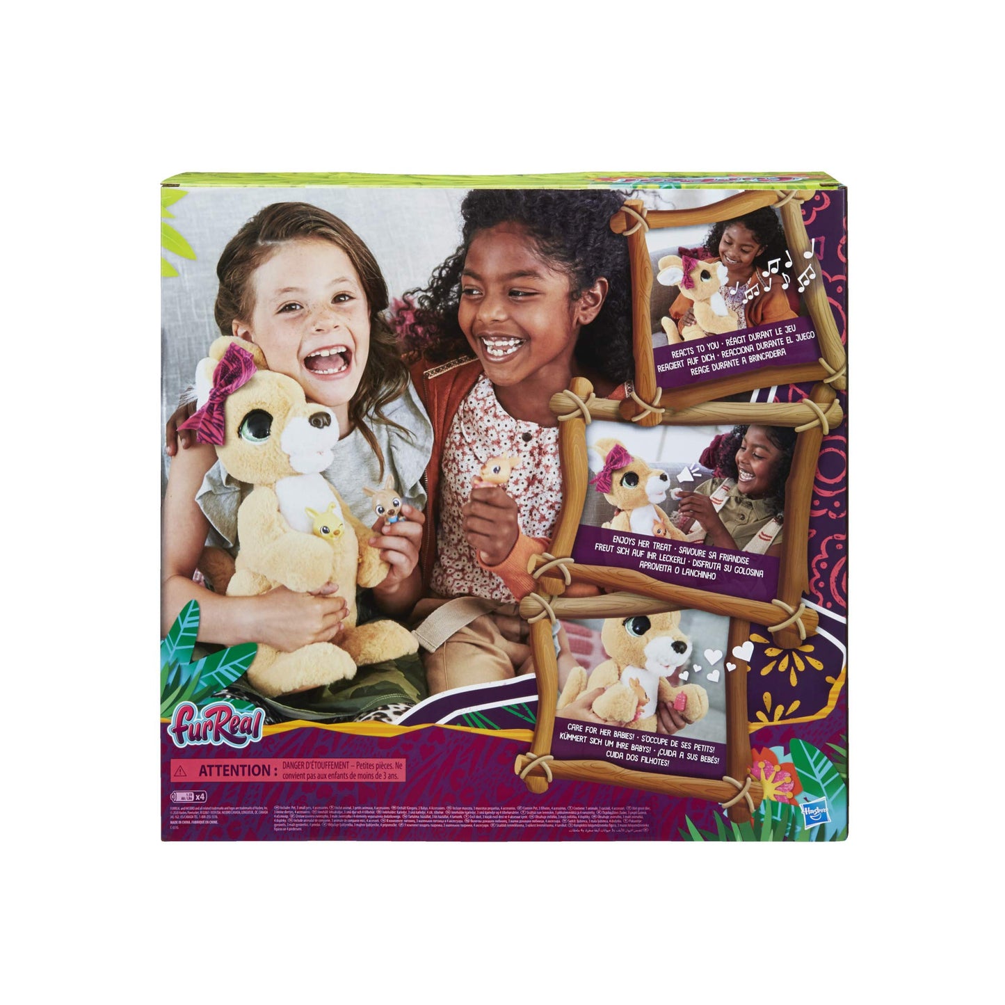 Furreal Friends Mama Josie The Kangaroo Interactive Pet Toy, 70+ Sounds & Reactions, Ages 4 & Up