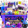 Slime Kit For Girls, Magic Galaxy Slime Making Kit With Magic Sticker,Making Butter Slimes Dark Powder To Make Glitter & Galacti