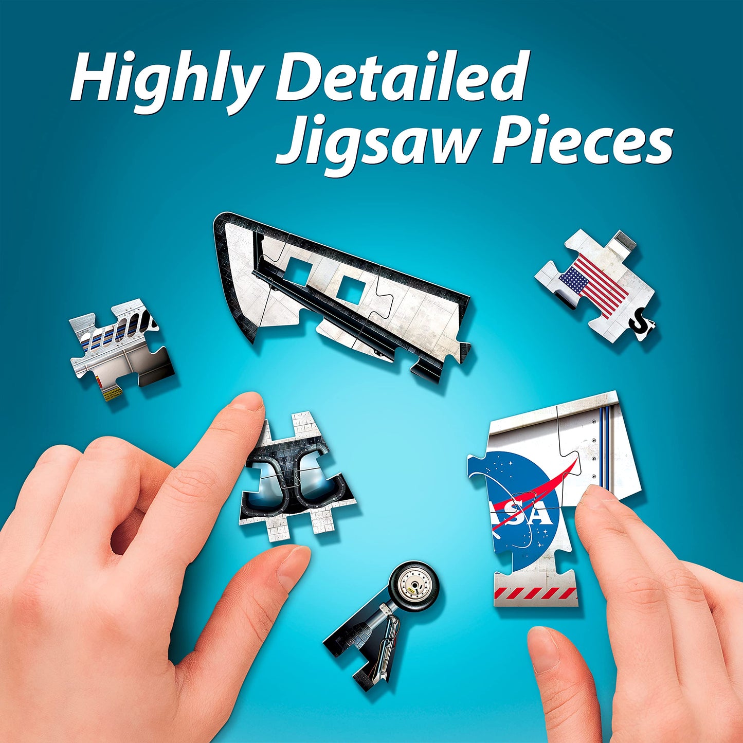 Wrebbit 3D Space Shuttle Orbiter 3D Jigsaw Puzzle (435-Piece)