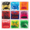 Art3d Liquid Fusion Play Mat - Pack of 9 Tiles, 12" x 12", Multicolored, Round Corner, PVC Material, Model A11295