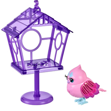 Little Live Pets - Lil Bird & Bird House: Princess Polly | Linkable Bird Houses, New Moving Bird Heads with 20 + Sounds, and Re