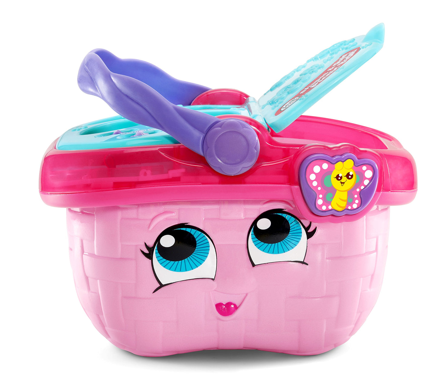 Leapfrog Shapes And Sharing Picnic Basket (Frustration Free Packaging), Pink