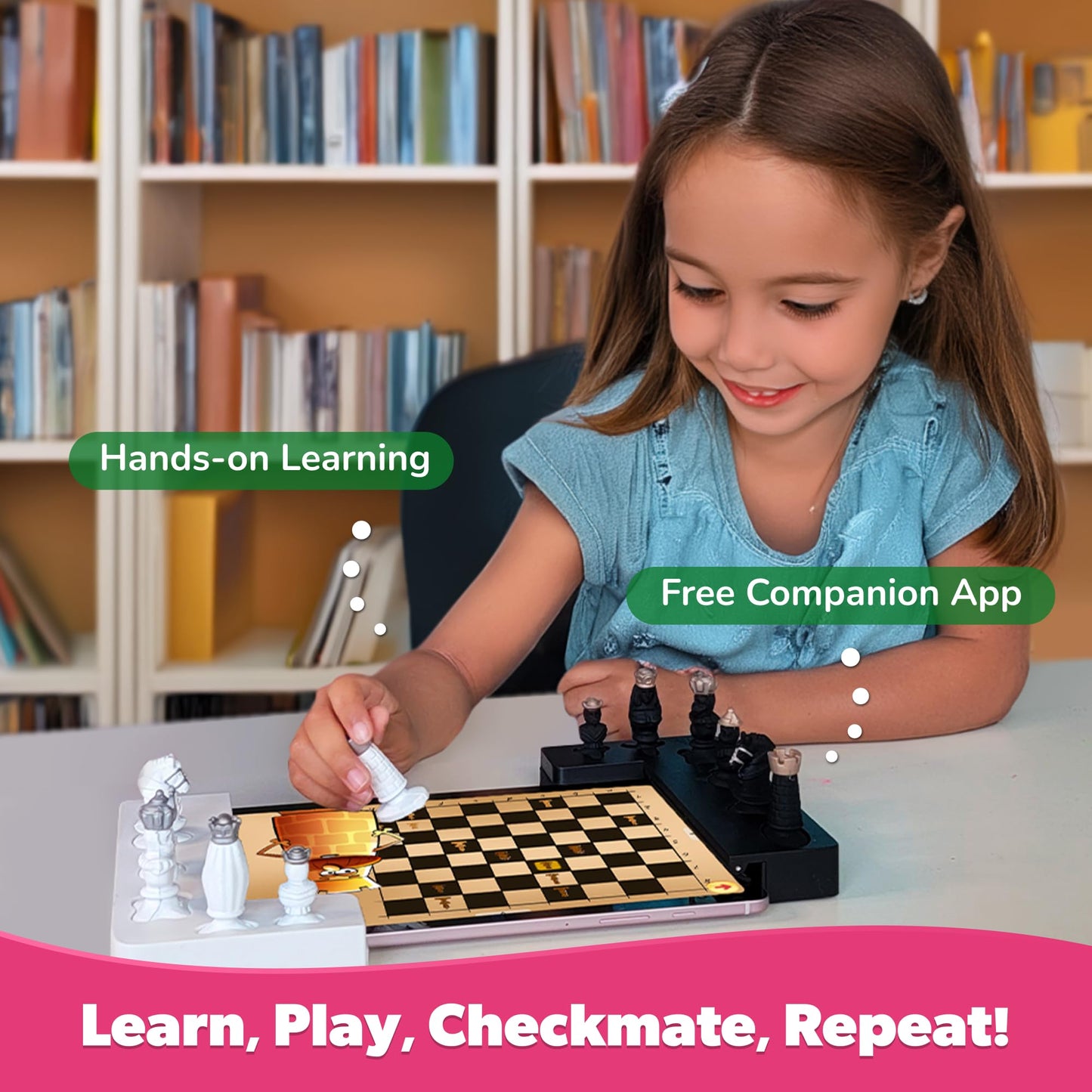 Playshifu Tacto Chess – App-Based Interactive Chess With Real Figurines | Stem Learning & Educational Toy For Ages 6+ | Story-Based Puzzles | Gift For Boys And Girls