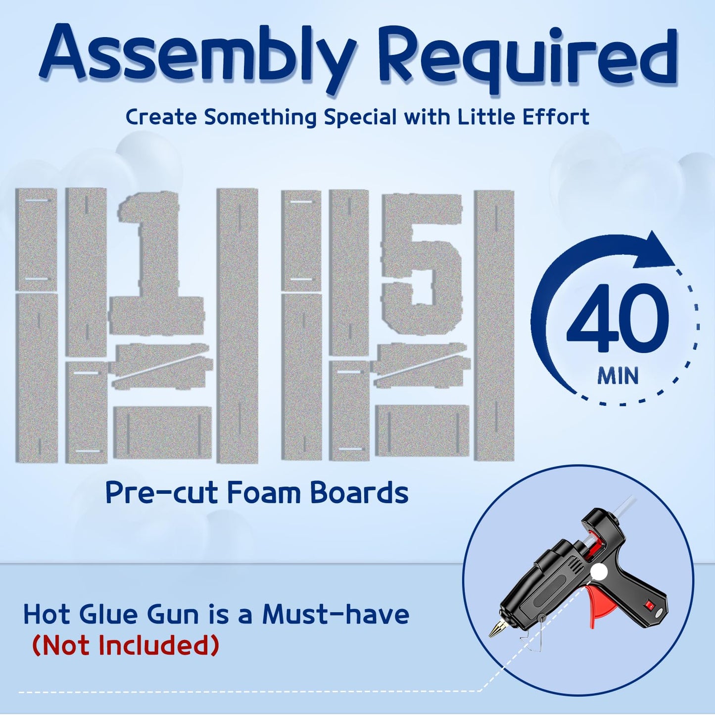 Marquee Numbers Silver 15Th-Birthday Decorations: Large 3Ft Light Up Number Grey 15 Birthday Decoration For Boy Girl Fifteen Yea