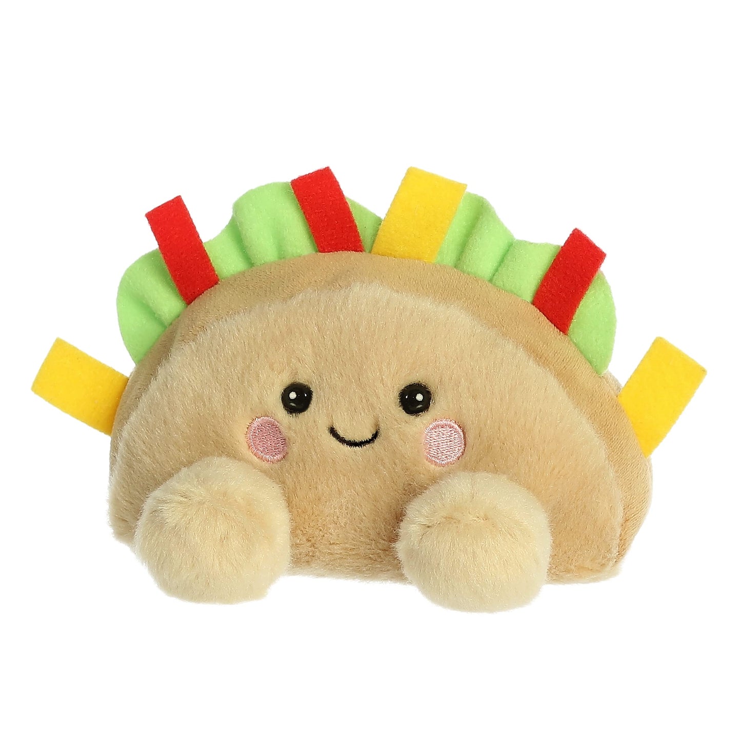 Aurora® Adorable Palm Pals™ Fiesta Taco™ Stuffed Animal - Pocket-Sized Play - Collectable Fun - Brown 5 Inches