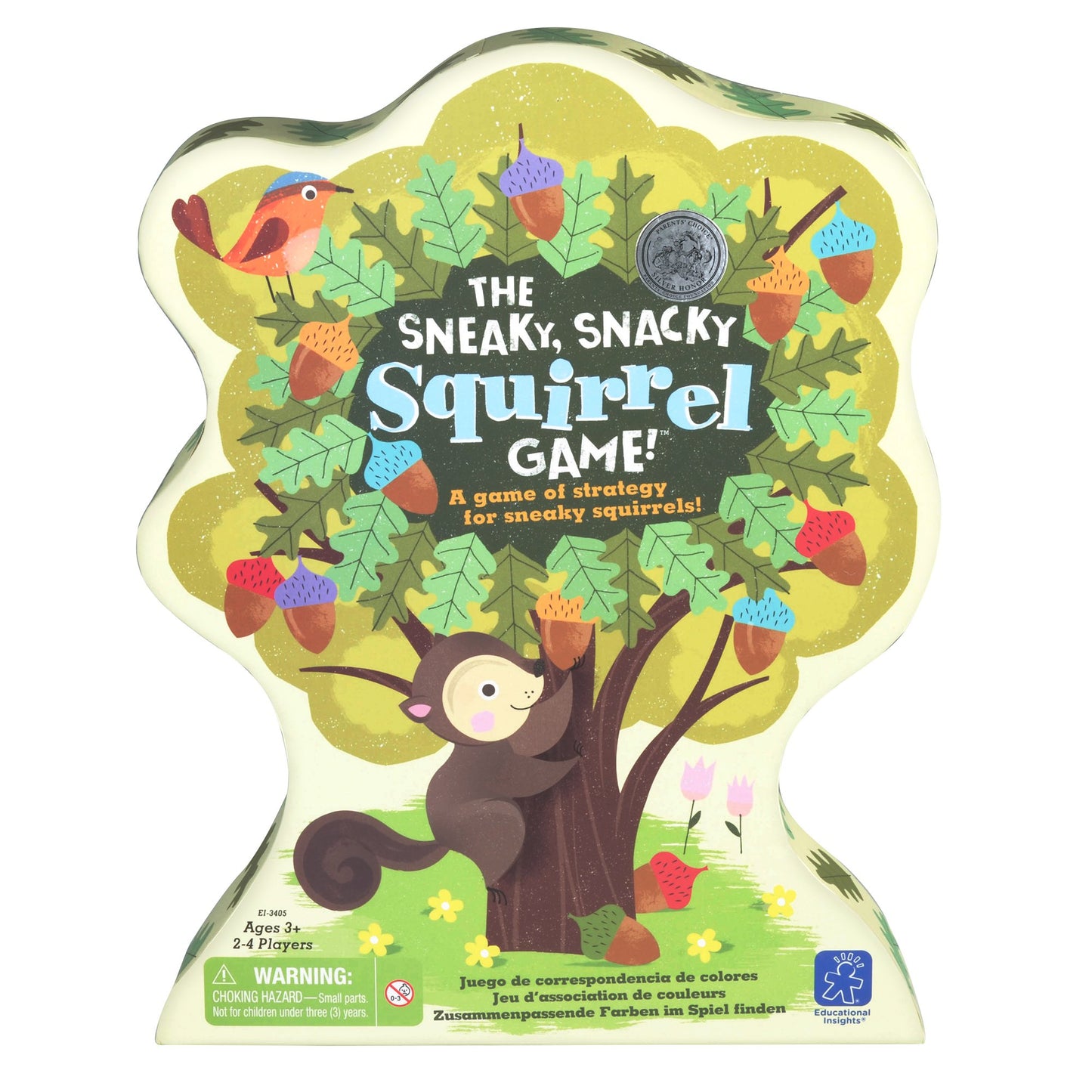 Educational Insights The Sneaky, Snacky Squirrel Board Game - Educational Games For Kids Ages 3+, Board Games For Toddlers, Gift