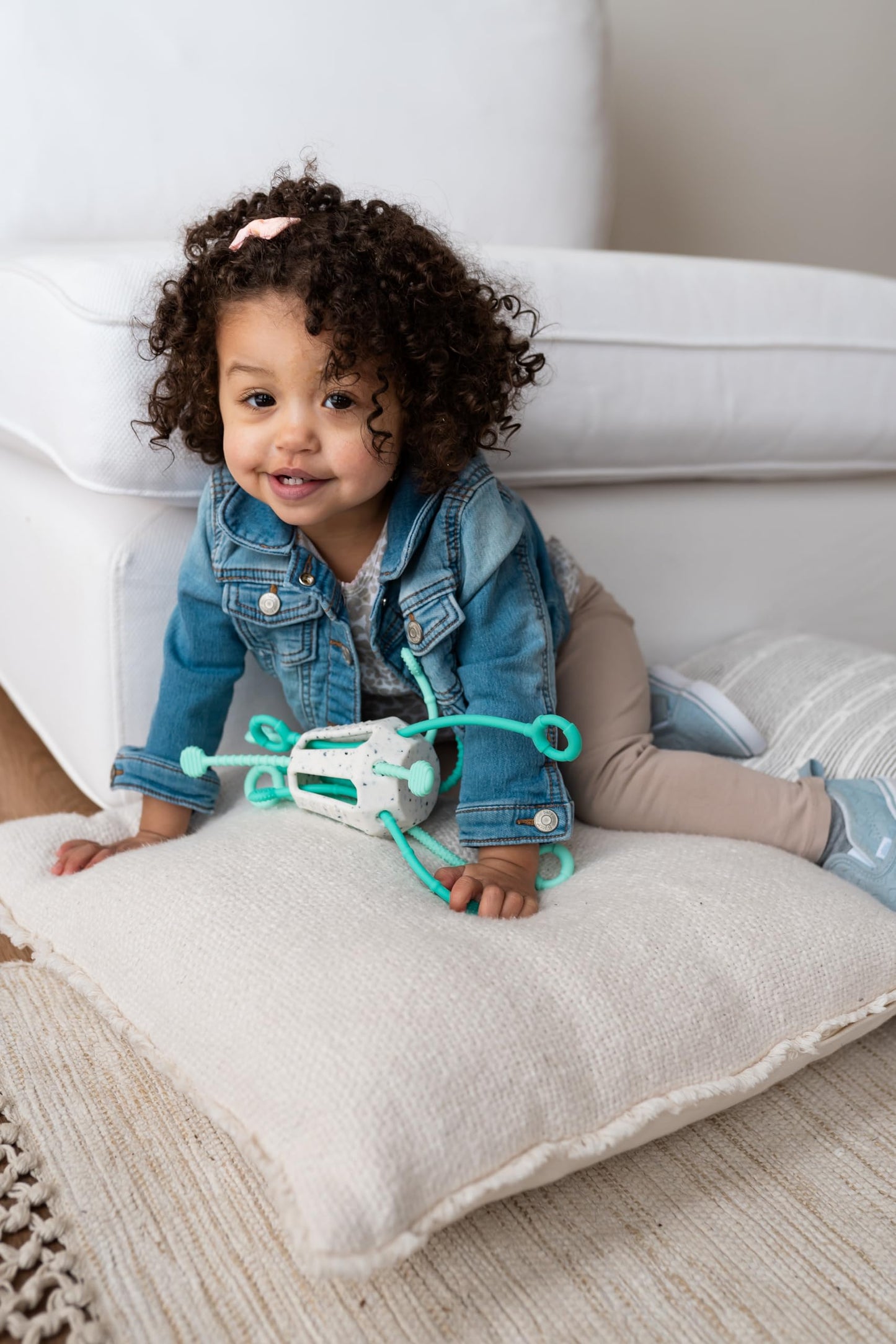 Mobi Zippee Mintee Activity Toy For Toddlers' Sensory Development - Montessori Design By Parents And Reviewed By Doctors - Bpa A