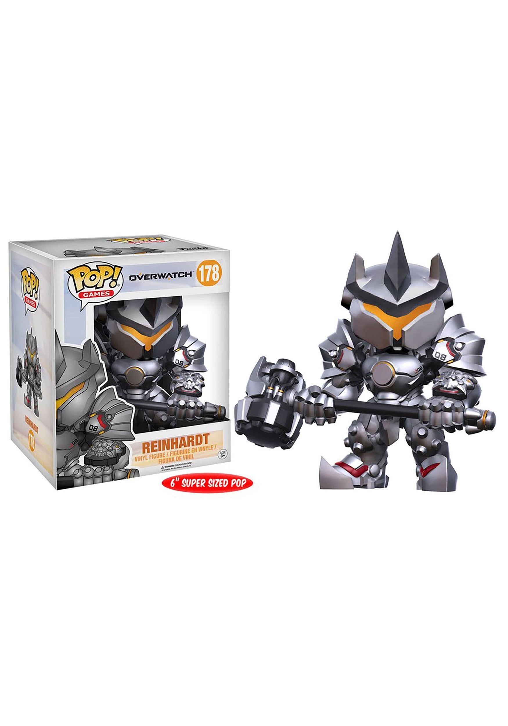 Funko POP Games Overwatch Reinhardt Vinyl Figure - Brown - Model 