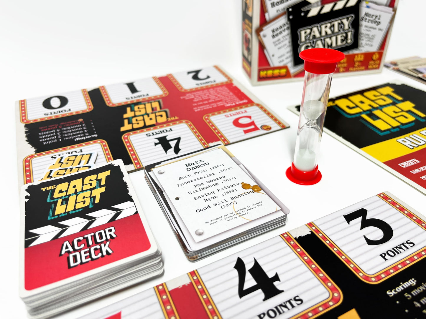 KESS The Cast List Trivia Game, Connect The Movies to find The Right Actor, Strategy and Movie Knowledge to get Ahead