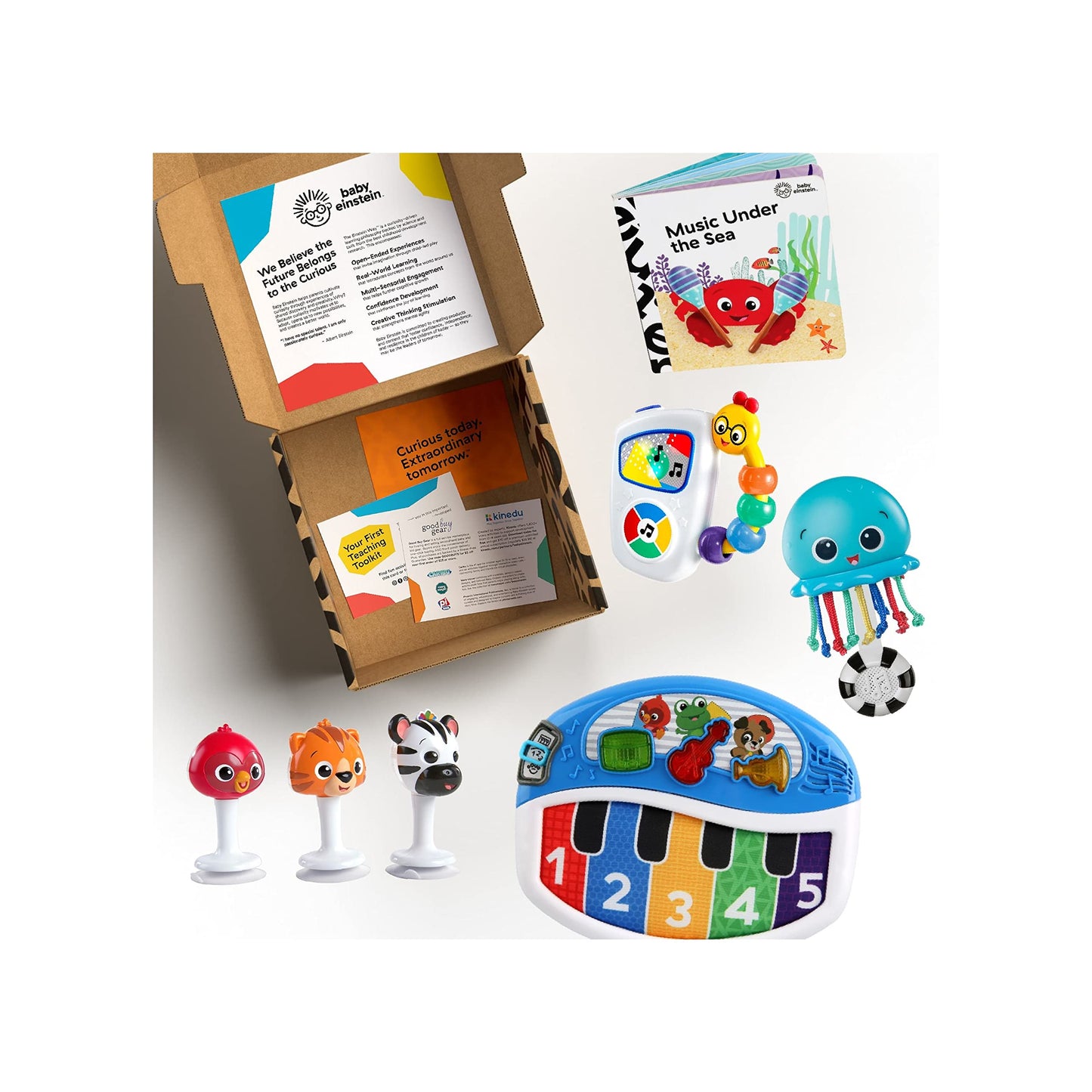 Baby Einstein Baby'S First Music Teacher Developmental Toys Kit And Gift Set, Newborn And Up