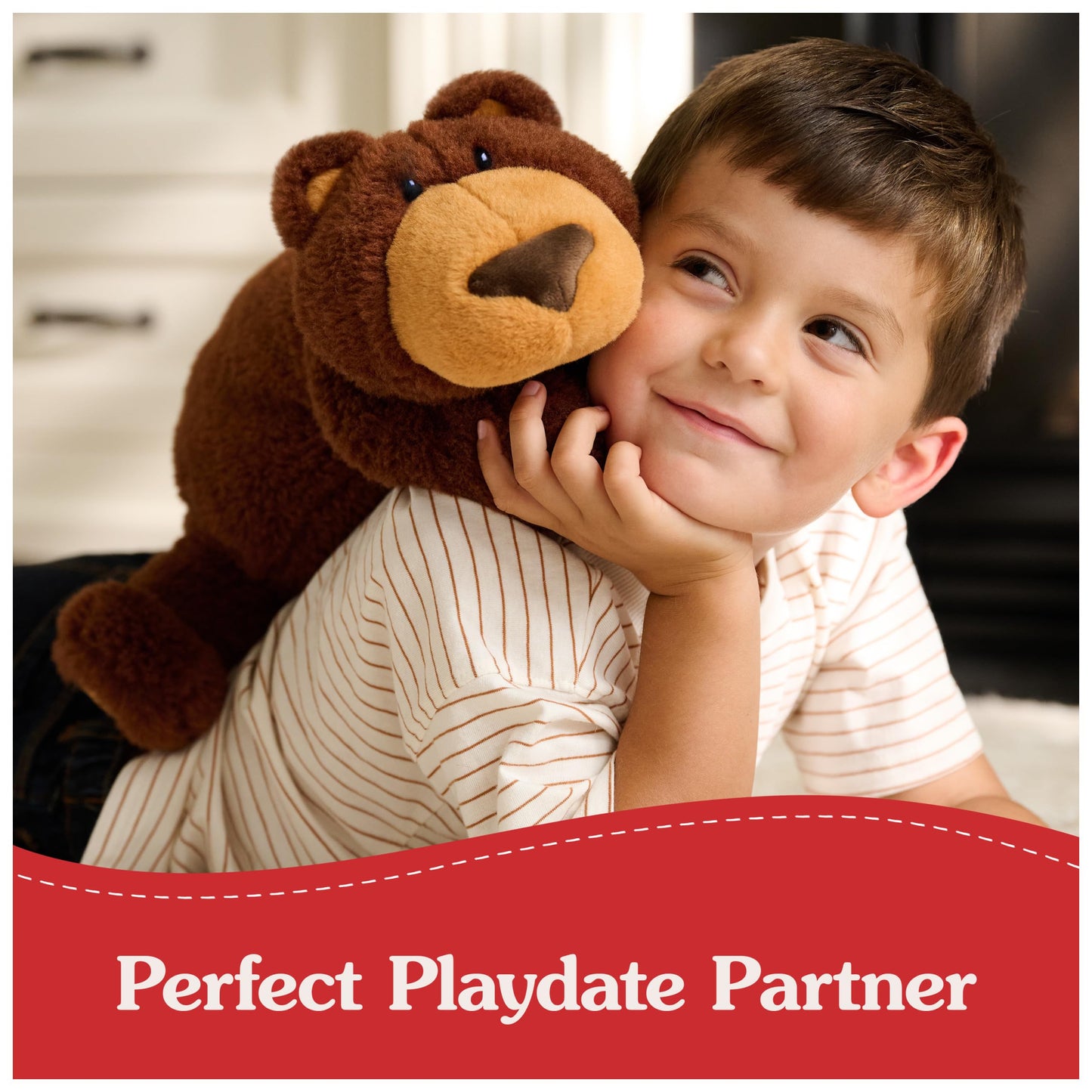 GUND Tush Teddy Bear, 15” Brown Premium Stuffed Animal for Ages 1+, Soft Polyester Material