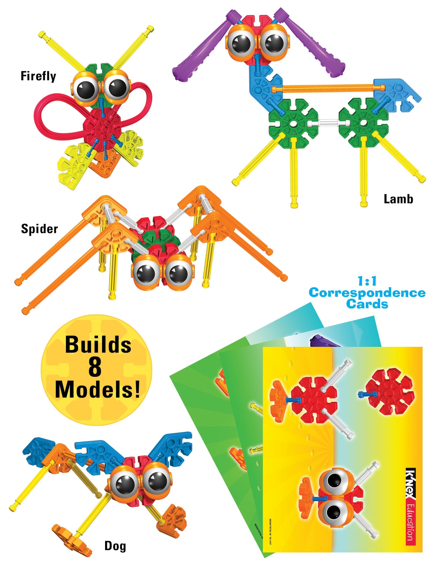 Knex Education - Kid Knex Group Building Set - 131 Pieces - Ages 3+ - Preschool Educational Toy