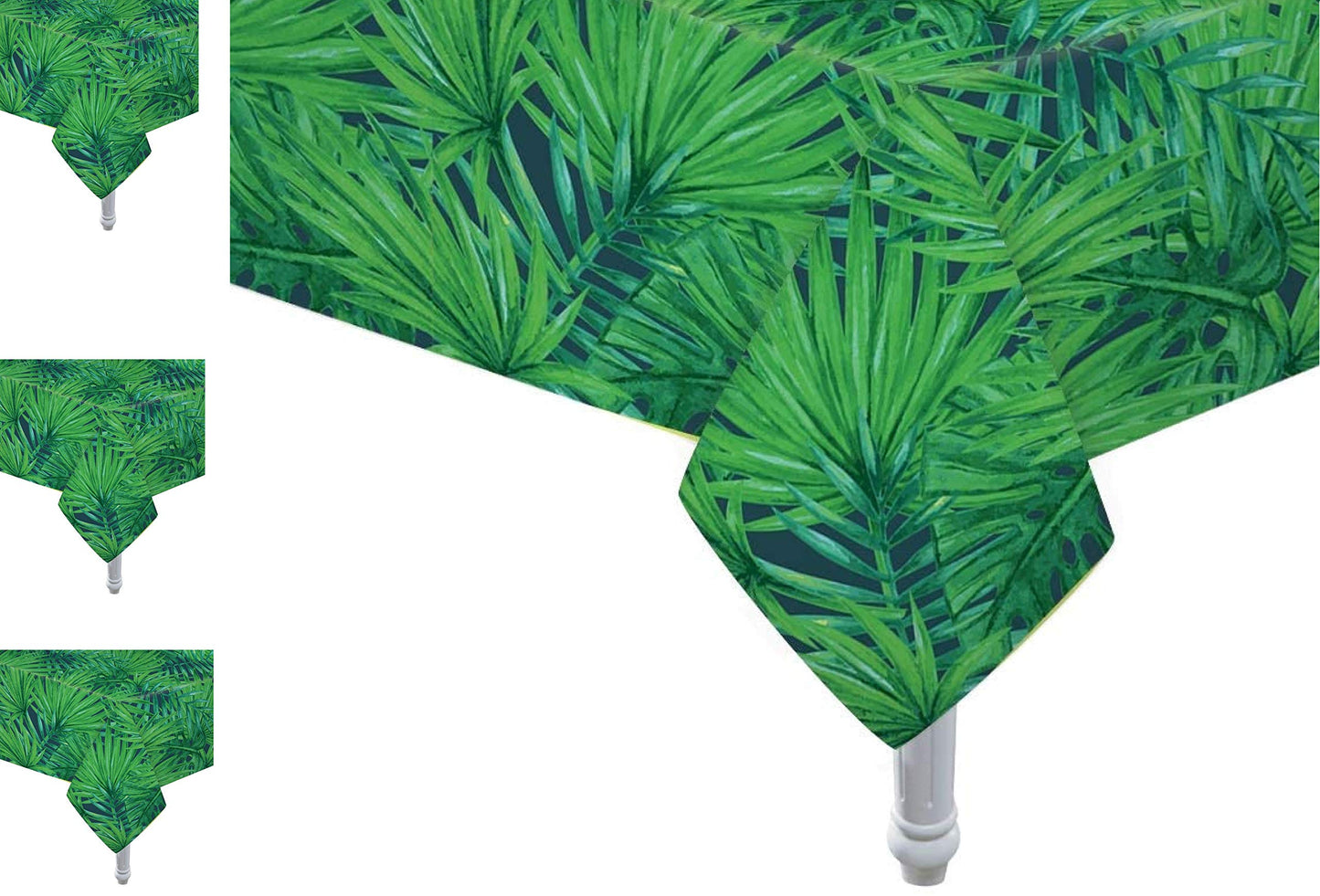 4 Pack Animal Safari Theme Zoo Print Table Cover Animal Theme Tablecloth Party Supplies Ideal for Jungle Animal Birthday Parties