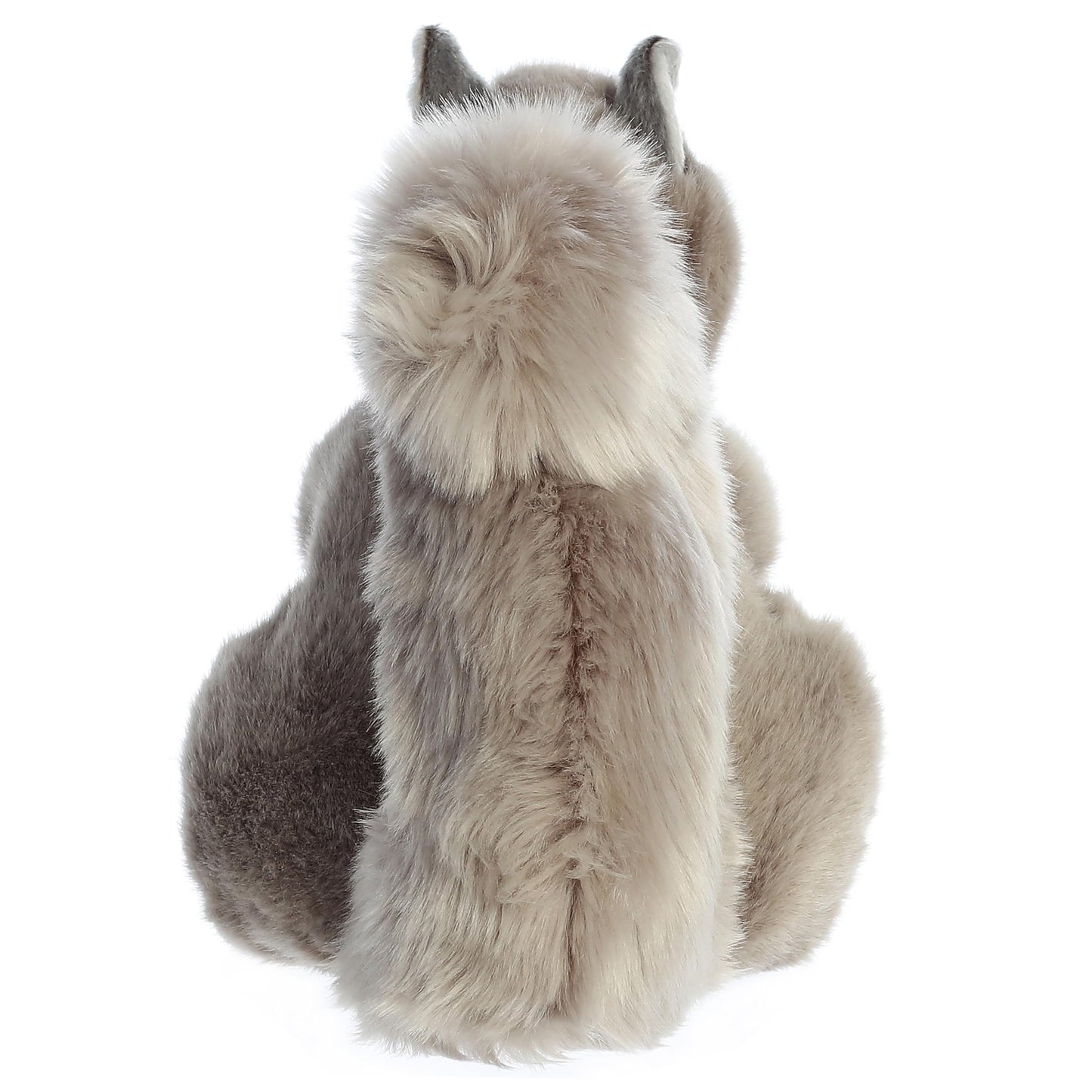 Aurora Miyoni Grey Squirrel Plush Toy - 8" Soft Polyester Stuffed Animal