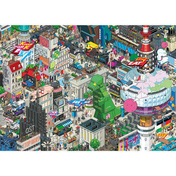 Heye HY29915 Jigsaw Puzzle - 1000 Pieces, Cardboard Material, Engaging Design