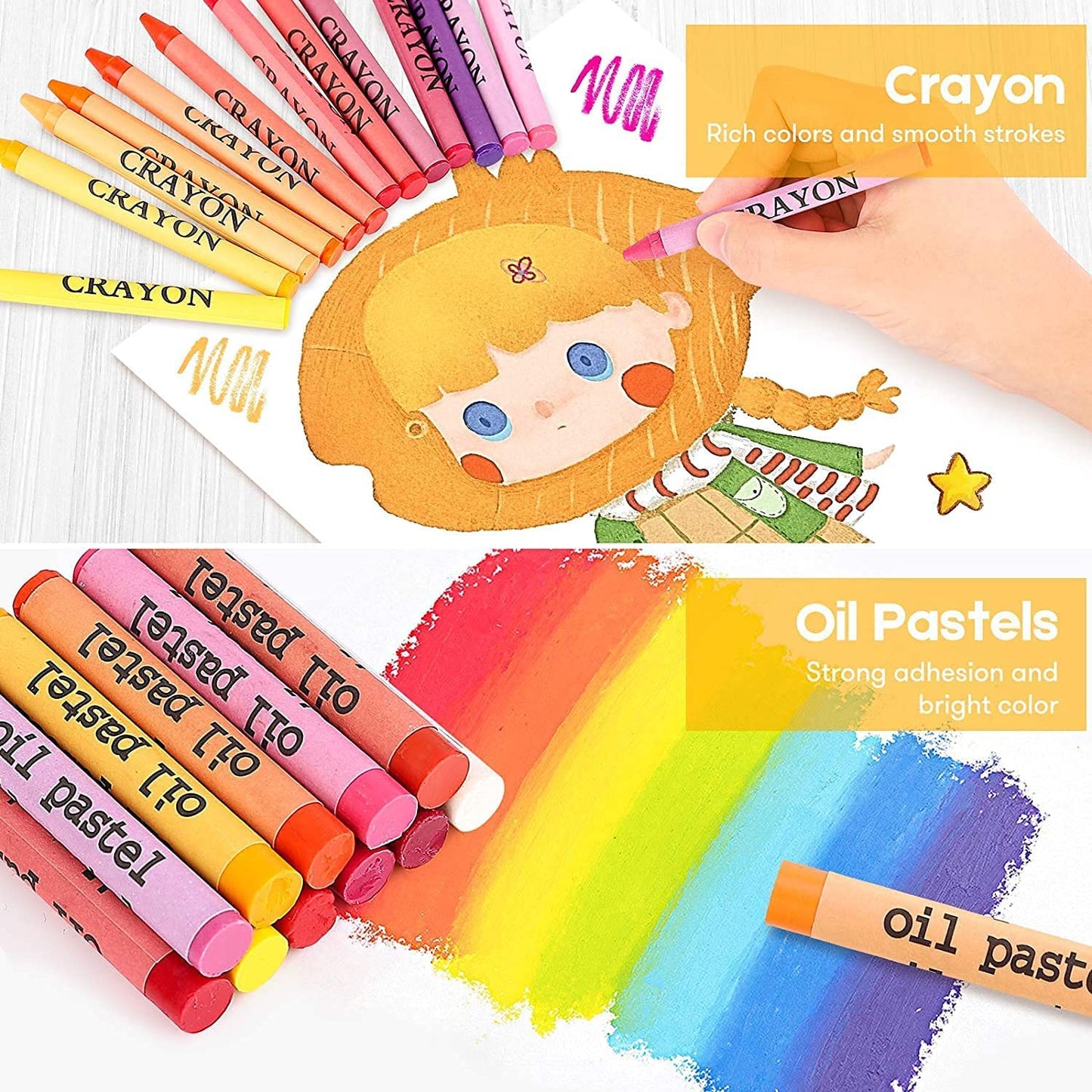 Ibayam Art Kit, 251-Pack Art Supplies Drawing Kits, Arts And Crafts Gifts Box For Kids Teen Girls Boys, Art Set Case With Trifol