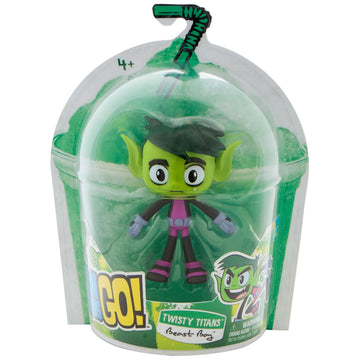 DC Comics Teen Titans Go! Beast Boy Flexible Action Figure - Twisty Titans Kids Toy for Ages 4 and Up