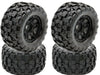 Powerhobby Raptor MX Belted All Terrain Mounted Tires/Wheels 17mm (4) Fits Traxxas Maxx E-Revo Arrma Kraton Outcast