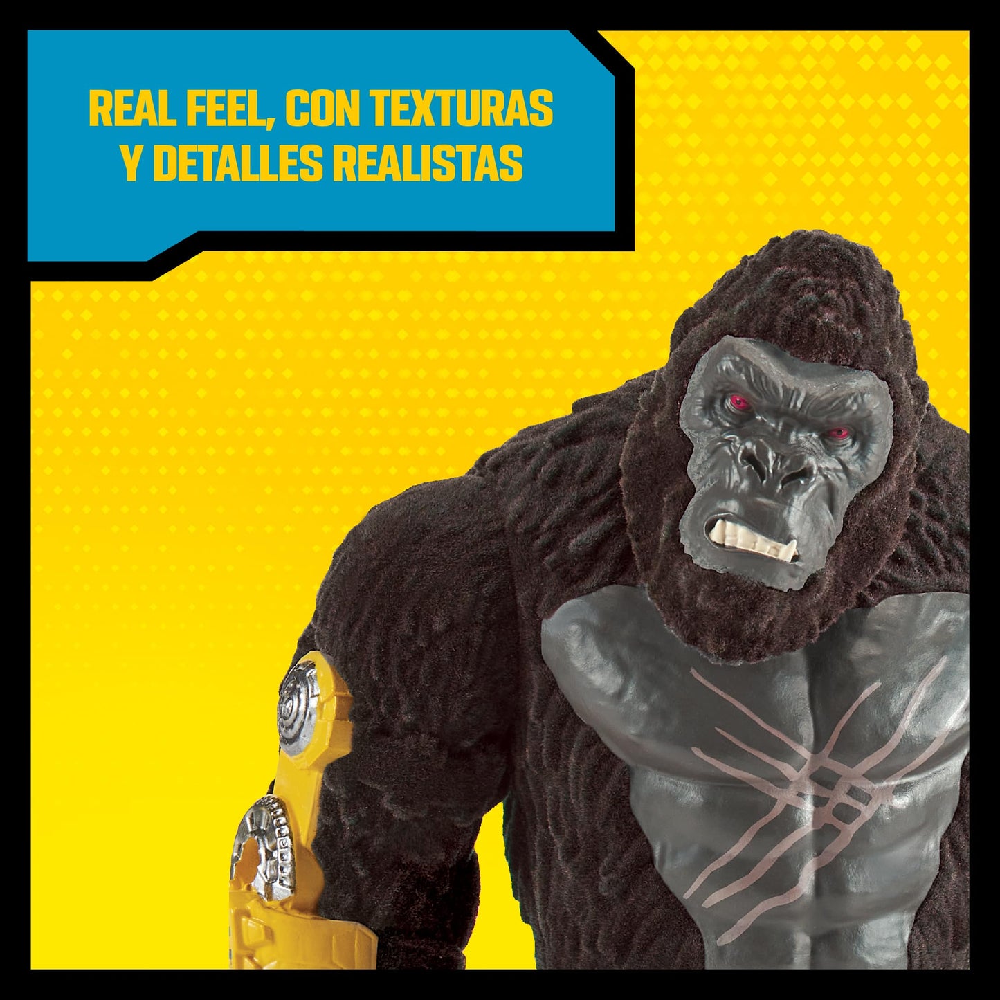 MonsterVerse - Godzilla x Kong Articulated Figure 15 cm Model Kong Real Feel for Children from 4 Years MN3181