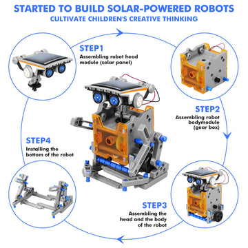 Stem 13-In-1 Education Solar Power Robots Toys For Boys Age 8-12, Diy Educational Toy Science Kits For Kids, Building Experiment Robotics Set Birthday Gifts For 8 9 10 11 12 Years Old Boys Girls Teens