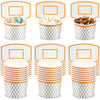 Basketball Hoop Snack Cups Basketball Party Decorations Paper Basketball Party Supplies Basketball Kids' Party Cups For Basketba