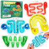 Squishy Sensory Fidget Toys For Kids - Autism Sensory Quiet Fidget For Classroom Students Autistic Children Special Needs, Anxiety Relief For Calm Down, Squeeze Sensory Tube Filled Goo,Glitter