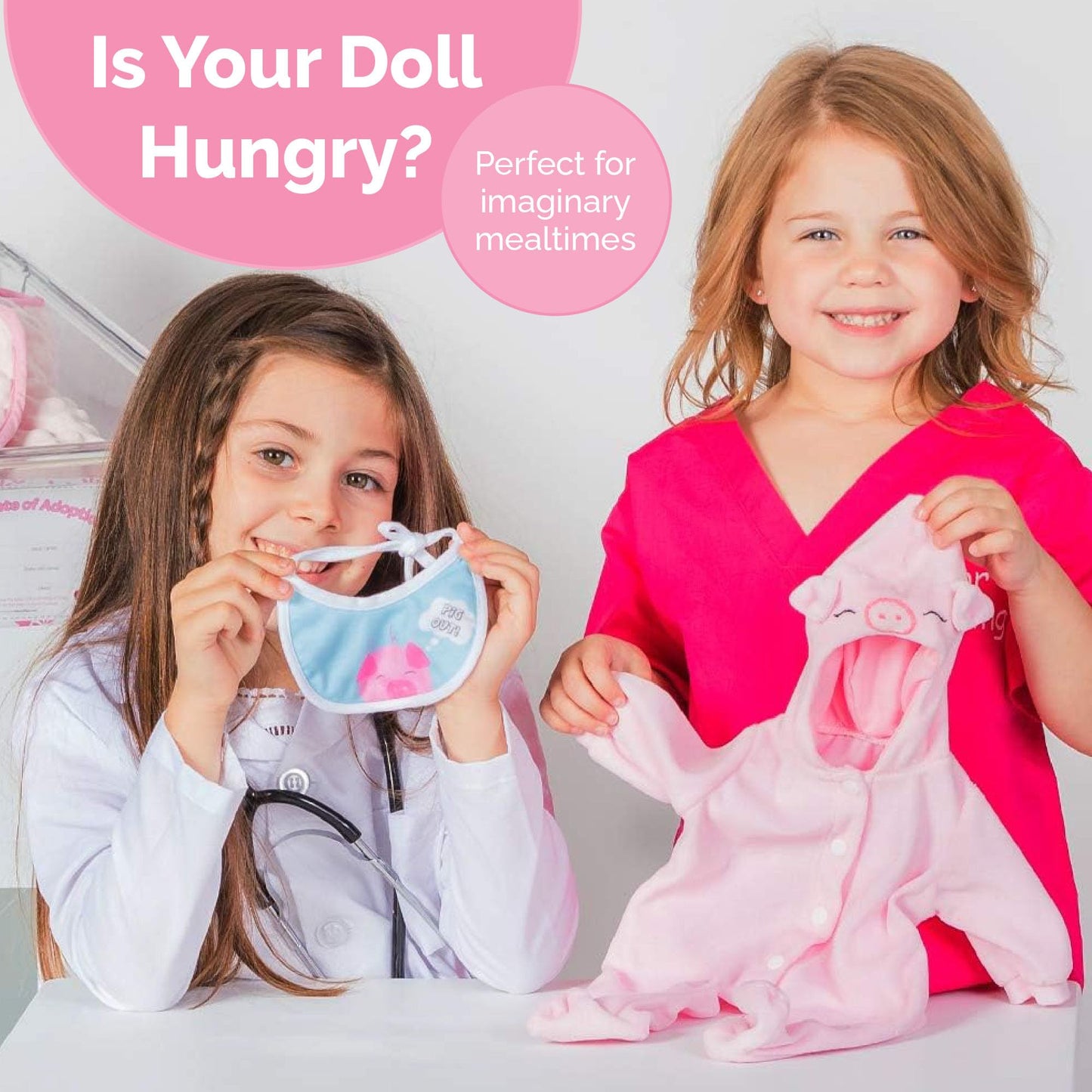 Adora Boy Baby Doll Clothes 16 Inch Accessories Includes Pig-Themed Shirt Striped Pants Matching Cap Fits Dolls 16 Inches for To