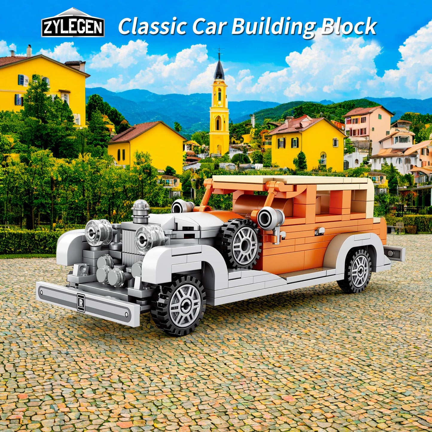 Zylegen Speed Racing Cars Building Sets For Kids, Mini Sports Classic Cars Building Blocks Toy Set, Model Cars Diy Building Kit