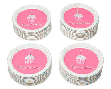 American Greetings Unicorn Party Supplies, Paper Dessert Plates (40-Count)