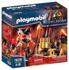 Playmobil 70228 Novelmore Knights Burnham Raiders Fire Master with Rocket Launcher for Children from 4-10 Years