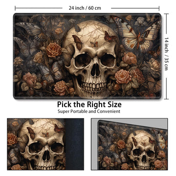 MTG Playmat,Game Play Mat for MTG TCG 24 x 14 inches Cards Game Playmats,Trading Card Game Stitched Play Mats Commander Deck Gam
