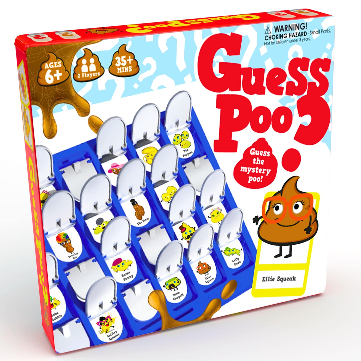 Boxer Gifts Guess Poo Board Game - Funny Poop Games For Kids Ages 6+ & Adults | Fun Gifts For Children On Birthdays, Christmas And Family Games Night