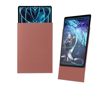 Titanshield (150 Rose Gold Sleeves) Compatible With Mtg Magic The Gathering, Lorcana, Board Games And Trading Cards 2.5'' X 3.5'