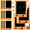 Nezyo 12 Pack Fall Thanksgiving Party Favors Mini LCD Writing Tablet 4.4 Inch Doodle Board Painting Drawing Pads Bulk Fall Goodi