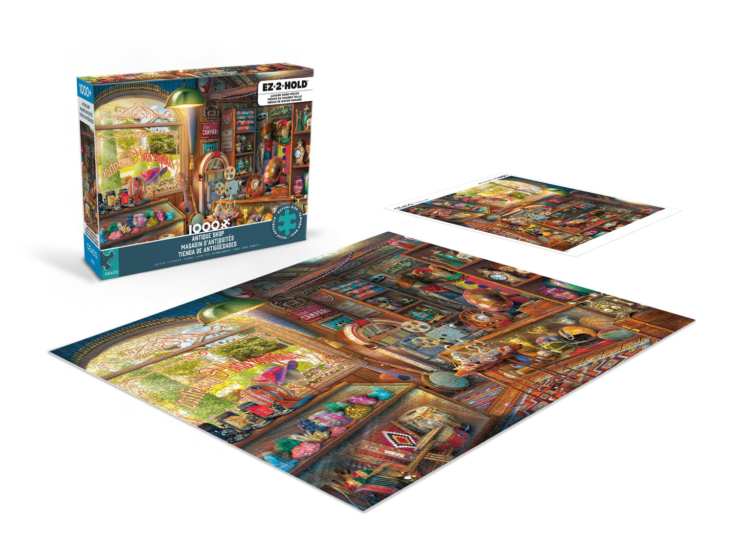 Ceaco - Antique Shop - 1000 Oversized Piece Jigsaw Puzzle