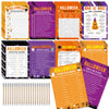 gisgfim 231Pcs Halloween Party Games Cards Halloween Scary Pumpkin Trivia Word Search Scramble Maze Games Spooky Party Gifts Supplies for School Classroom Family Activities Holiday Birthday Favor