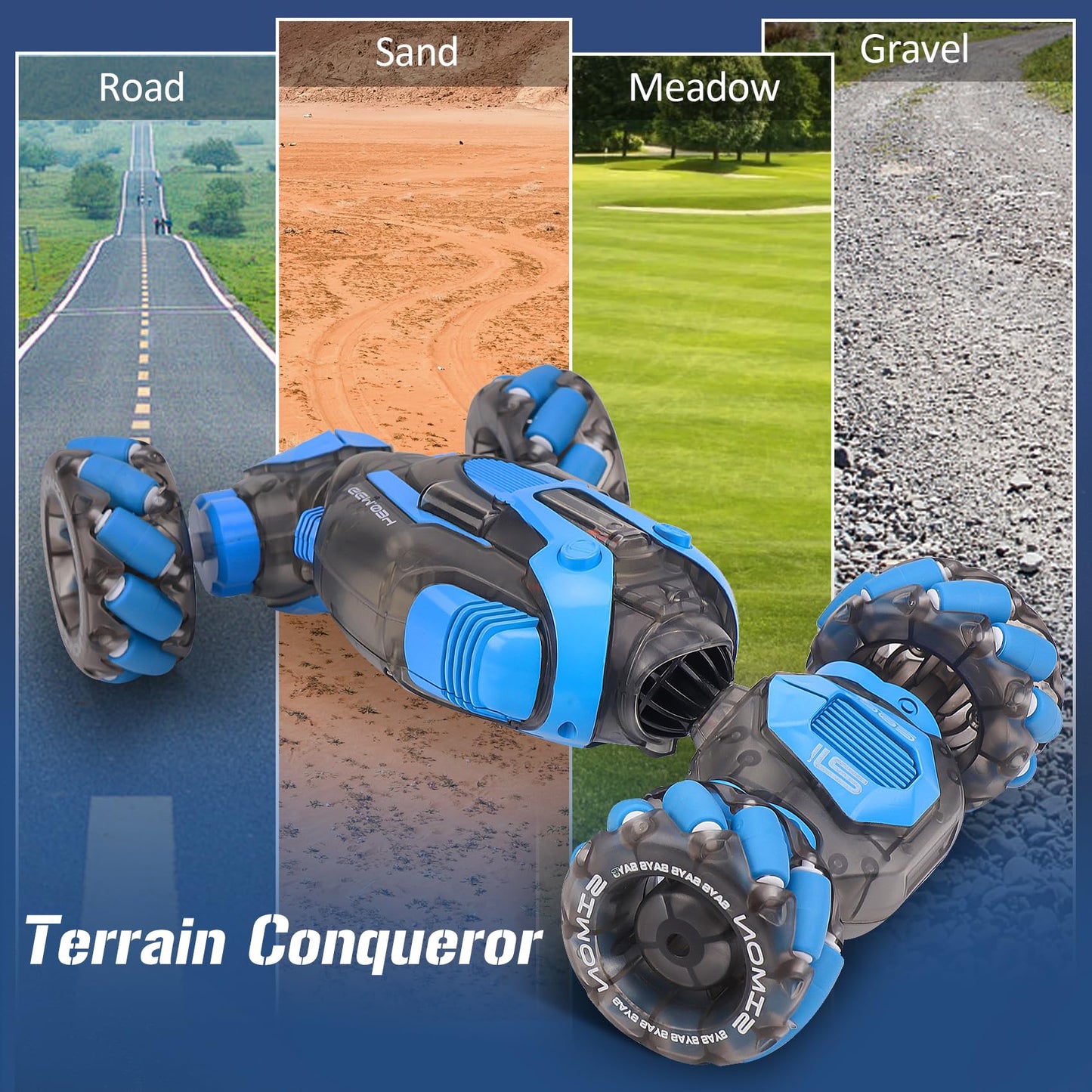 Gesture Sensing Rc Stunt Car For Boys, Remote Control Toys For Kids Age 5-7, 6-8, 9 10 11 12+ Years Old Birthday Gifts, 2.4Ghz H