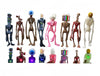 Poprore 8 Pcs Siren Head Action Figure Monster Siren Head Horror Model (Series-H)