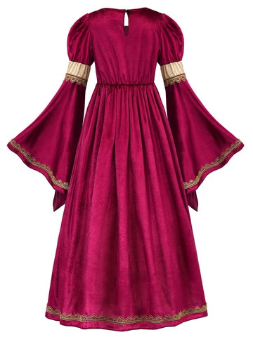 ReliBeauty Medieval Princess Costume for Girls,130