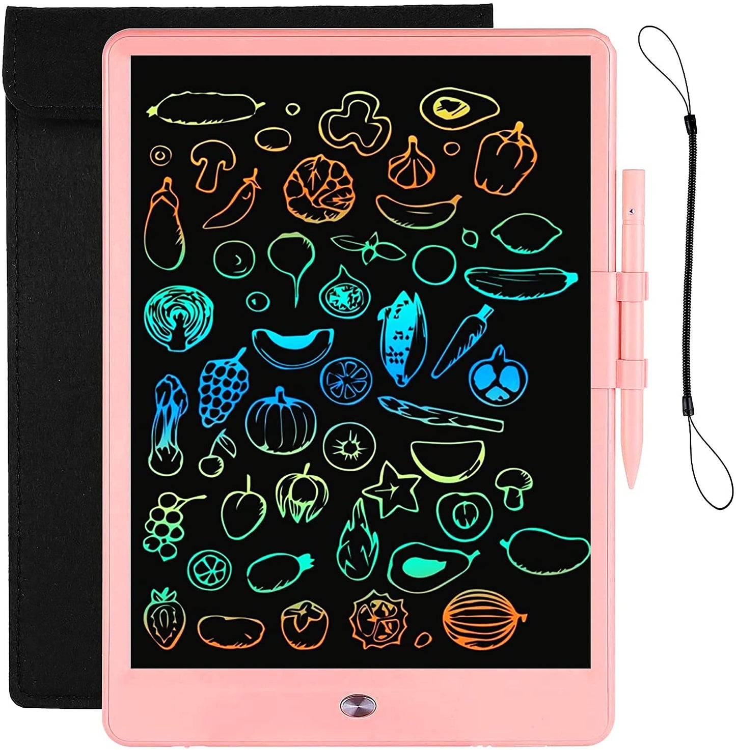 Lcd Writing Tablet For Kids Doodle Board With Bag, Electronic Digital Colorful Screen Drawing Tablet, Etch A Leyaoyao 10-Inch Dr