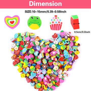 Junebrushs 150 Pieces Mini Erasers For Kids Bulk, Novelty Animal Erasers,Pencil Erasers Assortment, Cute Small Erasers For Students Homework School Classroom Rewards Prizes Party Favors