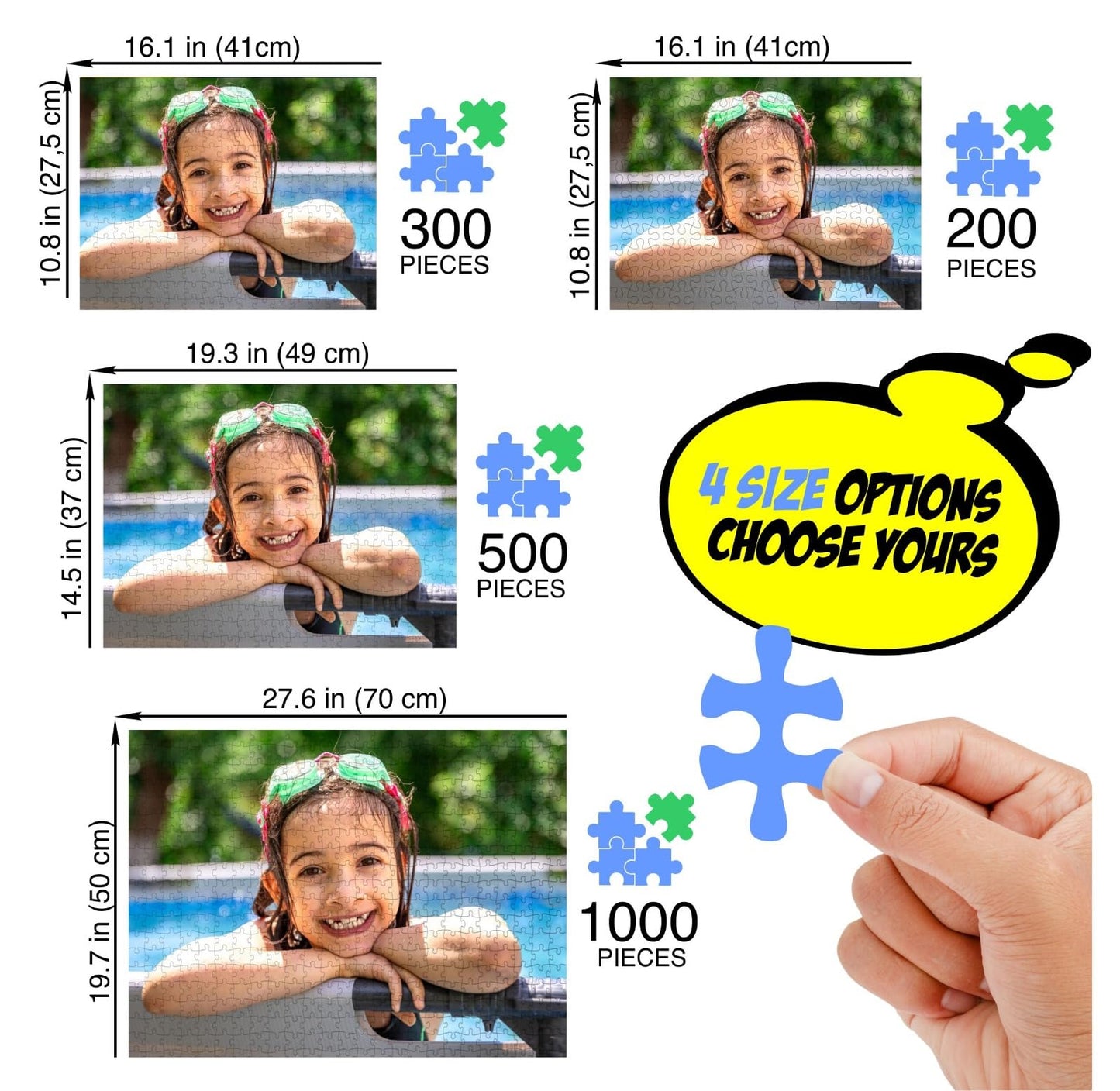 Custom Puzzle From Picture Create Your Own Puzzle From Photo - Personalized Puzzle 300 Pieces - Diy Custom Made Photo Puzzles Fo