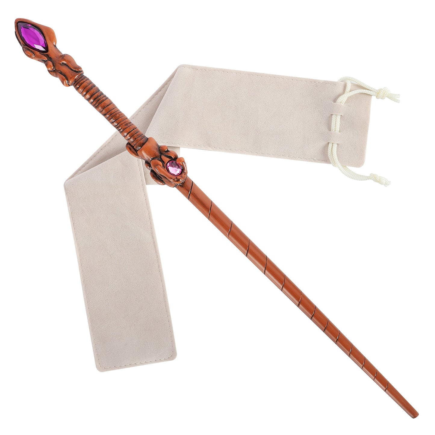 Magic Wizard Witch Sorcerer Witchcraft Wand For Collectible Magical Toy Wands (Gem)