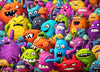 Jigsaw Puzzles For Adults 1000 Piece Puzzle For Adults 1000 Pieces Puzzle 1000 Pieces-Crazy Colorful Monsters