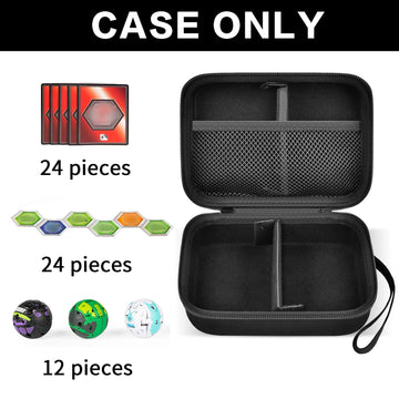 Case Compatible With Bakugan For Baku Gear Pack, Toys Organizer Storage For Bakucores Cards And Ultra Collectible Action Figures, Toy Container Holder For Bakugon Dragonoid Figure (Box Only) Black
