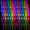 Zhanmai 24 Pieces Upgraded Glow Fiber Wands Sticks Led Light Wands Fiber Optic Wands Led Flashing Sticks Glow Flashing Wands Fiber Optic Wands For Wedding Party Favors(Mixing Color)