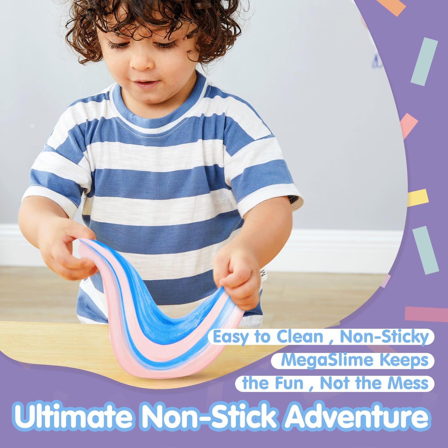 Joyin Butter Slime Party Favors, Unicorn Slime Soft, Non-Sticky, Mess-Free, Stress Relief, Birthday Toys Gifts For Holiday Party Supplies Kids Classroom Prizes Reward