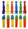 Haktoys Underwater Pool Diving Toy Set For Kids, Practice Diving And Swimming, Multicolor Sinking Squids And Jellyfish (Set Of 12 Pieces)