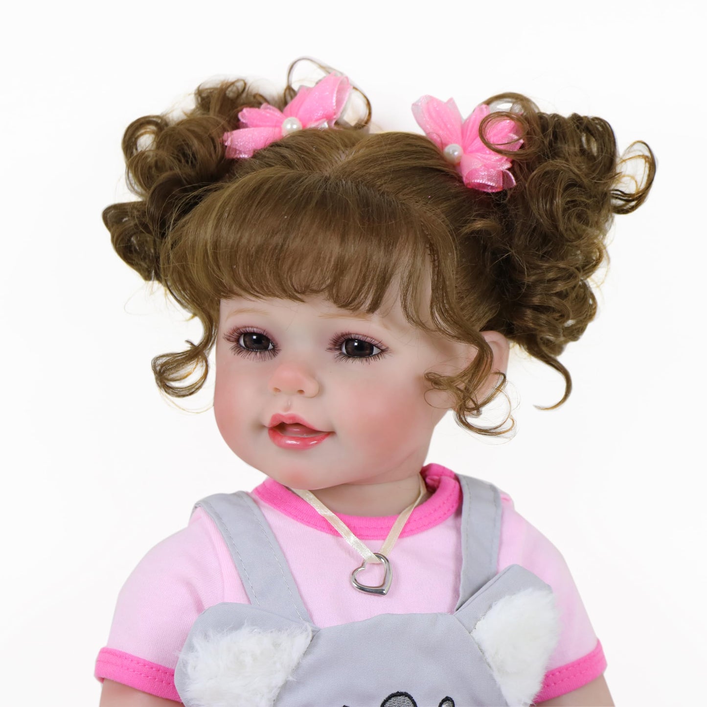 Wawa-Haokeai Baby Dolls Girl,22 In Realistic Newborn Baby Doll, Smiles Doll,Adorable Lifelike Babies,Full Soft Vinyl Reborn Toddler With Koala Toy Gifts Set For Children Kids Age 3+